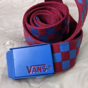 Vans checkered web belt